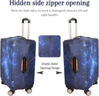 Luggage Cover, Protective Washable Suitcase Cover - Travel Elastic Spandex Suitcase Protector Fits 19 to 20 Inch Galaxy