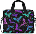 MNSRUU Laptop Bag for 15.6 inch Black Gothic Bats