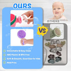 Fajiabao Baby Bath Toys for Kids Ages 1-3 Toddler Bath Toys Mold Free for 2-4 Bathtub Sand Beach Pool Water Toys for 1+ Year Old Girl Gifts 5 PCS (Color Random)