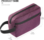 Icramsy Travel Toiletry bag Toiletry bag for women men Hanging Cosmetic bag Travel accessories for Women Men (Deep purple)
