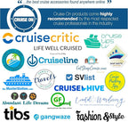 Cruise Approved Power Strip (Royal Caribbean, Disney & More) - Non Surge Charger [2 USB, 2 USB-C] 4-Port Charging Block w/Foldable Plug for iPhone, iPad, Laptops & More - Cruise Ship Essentials 2026