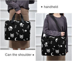 Skull Cat Moon Laptop Case 15.6 inch Computer Bag Waterproof Laptop Briefcase Laptop Bag for Women & Men