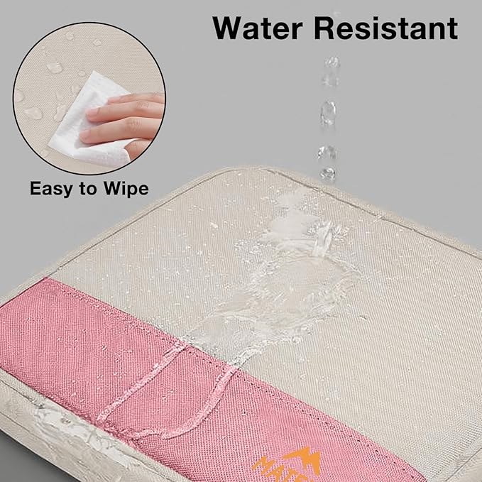 MATEIN Tech Organizer Travel Case 2 Pack for Couple, Water Resistant Charging Cord Organizer for Travel Accessories, Portable Electronics Bag for Purse, Cable, Phone & Slim Mouse, Gifts for Work