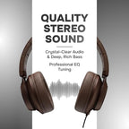 ARTIX Over Ear Headphones Wired with Microphone and Volume Control, Foldable Noise Isolating Headset with Deep Bass for School, Laptop, Computer, Chromebook, Tablet, Travel (3.5mm Jack)