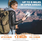 Wishouse Walkie Talkies for Adults Long Range-Rechargeable 4 Pack 2 Way Radios, Hiking Accessories Camping Gear Xmas Birthday Gift for Kids Family with Lamp,SOS Siren,NOAA Weather Alert,Easy to Use