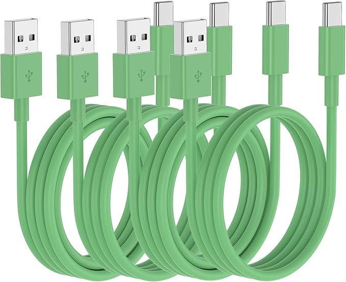 Car Carplay Cable for iPhone 17 16 15 Charger Cord,3/3/6/6FT USB A to USB C Cable for iPhone 17 Pro Max/16 Pro/15 Plus Charger,USB C Car Charger for Apple 17 Air/16 Pro Max/16e/15/iPad Pro-Green