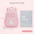 Mini Toddler Backpack for Girls 2-4, Cute Personalized Preschool Kindergarten Backpack for Kids Birthday Gifts (Pink G)