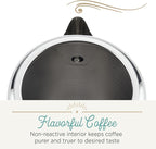Farberware Classic Stainless Steel Yosemite 12-Cup Coffee Percolator, Percolator Coffee Pot