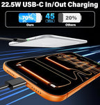 0.29" Ultra Slim 5000mAh for Magsafe Power Bank Mini 22.5W USB C Fast Charging Magnetic Battery Pack, Wireless Portable Charger Powerbank for iPhone 17 16 15 14 13 12 Plus/ Pro/ Pro Max Android Silver
