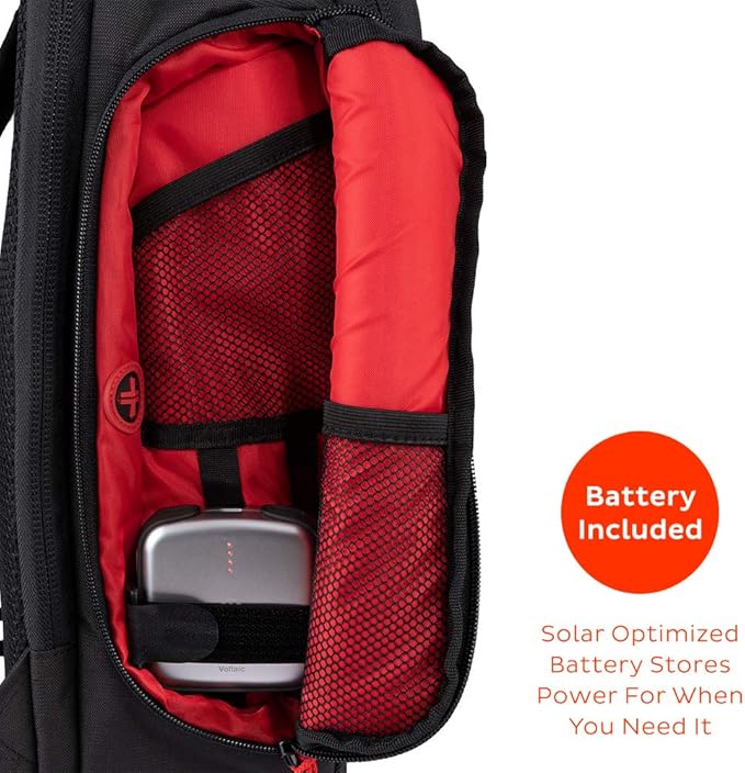Voltaic Systems Converter Solar Backpack Charger - Includes a Battery Pack - Powers Phones Including iPhone, Tablets, & USB Devices