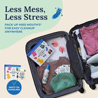 Miss Mouth's Messy Eater Laundry Detergent Sheets - 120 Loads Travel Friendly Detergent Sheets - Hypoallergenic, Sensitive Skin Safe, Pediatrician and Dermatologist Tested, Fragrance Free