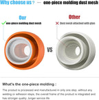 3 Pairs Replacement Ear Tips for AirPods Pro and 2nd Generation with Noise Reduction Hole, Silicone Ear Tips for AirPods Pro with Portable Storage Box and Fits in Charging Case (S/M/L, Orange)