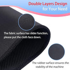 Coffee Maker Mat For Countertops,Appliance Sliders for Kitchen Appliances,Small Appliance Coffee Maker Slider,Coffee Machine Mat Sliding Tray.Coffee Accessories.Black Appliance Slider mat. (Medium)