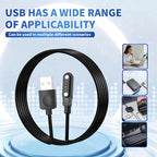 Smart Watch Charger Cable, Universal Magnetic SmartWatch Accessories Charger Cable 4 Pin Cord, Charger Contact pin spacing 7.62 mm for Smart Watch, Fitness Tracker (1)