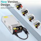 DC 12V 125A 1500W Power Supply 110V AC to 12V DC Converter Power Supply Adapter 125A 1500W Switch Transformer for Motor Pump CCTV Security Camera Car Stereo 3D Printer Device
