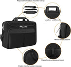17 inch Waterproof Protective Laptop Messenger Briefcase with Adjustable Shoulder Strap, Men Women Travel/Business Bag Compatible with HP ZBook,ThinkPad,DELL Inspiron