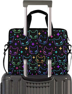 MNSRUU Laptop Bag for 15.6 inch Black Gothic Bats