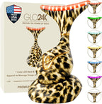 GLO24K 7 Color Beauty Device – Triple LED Action & Vibration Technology Facial and Neck Massager (Cheetah, 1 Pack)