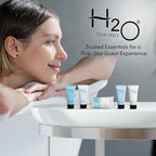 H2O Therapy Hotel Soaps & Toiletries Bulk Set | 1-Shoppe Amenities Kit | 0.85oz Shampoo & Conditioner, Body Wash, Lotion, 1oz Bar Soap | Travel Size | 75 Pieces