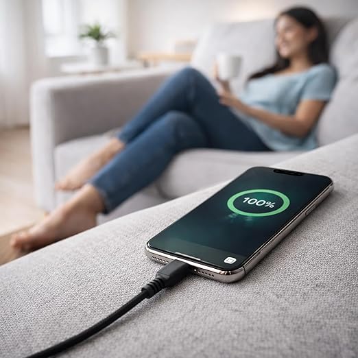USB-A to USB-C Cable 5 Pack – 3A Fast Charging (QC 3.0), Mixed Length 3.3/6.6/10 ft, Nylon Braided, Compatible with iPhone 15/16/17, Galaxy S24/S23, Pixel & USB-C Devices