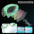 Braylin Swim Goggles, 2-Pack Swimming Goggles, Anti Fog, No Leaking For Adult Women Men Youth