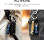 OLIGHT IMINI 2 EDC Rechargeable Keychain Flashlight, 50 Lumens Compact and Portable Mini LED Keyring Lights with Built-in Battery Ideal for Everyday Carry and Emergencies (Midnight Blue)