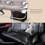 Dog Carrier for Pets, Up to 25 Lbs, Collapsible Travel Carriers for Puppy with Shoulder Strap and Removable Mat, 20x13x13 Inch, Black
