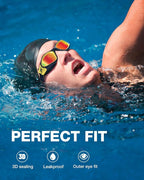ZIONOR Swim Goggles, Upgraded G1 Polarized Swimming Goggles Anti-Fog for Adult Men Women