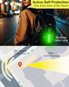 Personal Alarm for Women, Rechargeable with Safety Lights & Low Battery Notice, 130dB Siren with LED Flashlight Strobe Light for Emergency, Dual Light Sources Safety Keychain