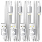4Pack iPhone Charger 3ft [Apple MFi Certified] USB Lightning Cable Fast Charging iPhone Charger Cord Braided iPhone Cable Cord Compatible with iPhone 14 13 12 11 Pro Max XR XS X 8 7 6 Plus SE, iPad