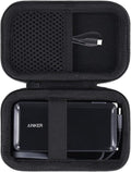 khanka Hard Case Replacement for Anker 3-in-1 Power Bank USB C Charger Block,10,000mAh 10k Portable Charger,Case only. (Black)