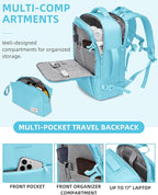 LARVENDER Carry on Luggage 22x14x9 Airline Approved, Expandable 20 Inch Hardside Large Suitcase with Wheels TSA Lock, Lightweigh PC+ABS Travel Carry-on Suitcases for Women and Men, Cotton Candy