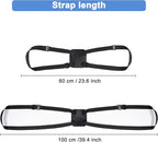 Chelmon 2 Pack Luggage Straps, Ajustable Elastic Bungee Belt for Suitcases, Add Extra Bag Easy and Securely for Travel