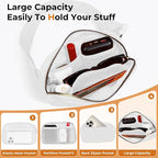 Belt Bag Zipper Fanny Pack Crossbody Bags for Women,Fashion Nylon Waist Packs, Water Repellent Two Way wear with Adjustable Strap Gifts for Teenage Girls Women Men(white)