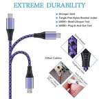 Micro USB Cables [4Pack/6Ft] AILKIN Android USB 2.0A Male to Micro B Charger Cord, Fast Charging Speed Data Wire Nylon Colored Braided Powerline Cable for Samsung Galaxy S7 S6 J7 J3 J8 A01 Kindle Fire