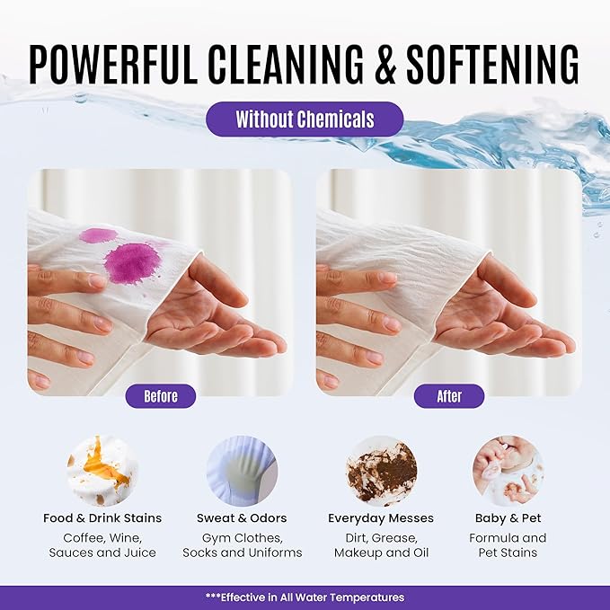 Color Catcher Fabric Softener Laundry Detergent Sheets 25 Loads Fresh Scent, Plant based, No Plastic Jugs Travel Friendly, Ultra Concentrated Mix Colored with Whites Detergent Softener & Color Catcher