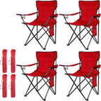 Damei century 4Pack Folding Camping Chairs-Lightweight, Installation-Free, Portable Chair for Beach, Lawn, Outdoor Sports