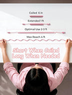 LISEN Pink USB C Cable, Gifts for Women Men 2 Pack for Android Auto & CarPlay Cable, Type C Charger Pink Compatible with iPhone 17/16 Galaxy S25/S24 Car Accessories for Women Wife Girlfriend Sisters