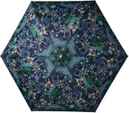 RIFLE PAPER CO. Umbrella, Matching Storage Sleeve, Portable, Auto Open and Close, Wooden Handle, Printed in Full Color