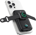 Magnetic Portable Charger with Apple-Watch Charger,10800mAh 25W PD Fast Charging Wireless Power Bank,4 Outputs Travel Essential for Magsafe Battery Pack Compatible with iPhone 17/16/15/14/13/12 Series