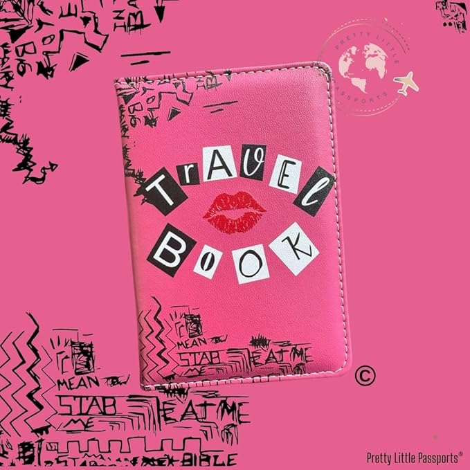 Burn Book Passport Cover Holder Travel Book