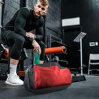 C&F BOGMOST Small Travel Duffel Bag Foldable Waterproof Gym Bag for Gym Beach Swim Bag Men Women Duffle Bags Lightweight Oxford Cloth Sports Bags -Red