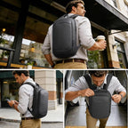 hk Business Backpack for Men 15.6 Inch,Slim & Expandable Waterproof Travel Laptop Backpack, Anti-Theft Lightweight Work Computer Bag, College Laptop Backpacks Gifts for Men Women-Black