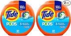 Tide Pods Laundry Detergent, Clean Breeze, 57 Pacs Capsules, 46 Ounce (Pack of 2)