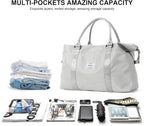 HYC00 Travel Duffel Bag,Carry-on Overnight Weekender Bags for Women,Sports Tote Gym Bag with Wet Pocket