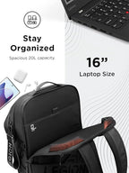 Lenovo Legion Gaming Laptop Backpack GB700 – Extra Large, Fits Up to 16-Inch Computer – Anti-Theft Lock, Damage Protection, Water-Resistant Travel Bag with Organized Compartments – Black