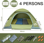 Night Cat Upgraded Backpacking Tents 1 2 Persons Easy Clip Setup Camping Tent Adults Scouts Heavy Rainproof Compact Lightweight