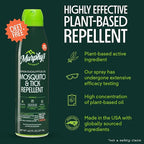 Murphy's Naturals Mosquito & Tick Bug Repellent Spray, Oil of Lemon Eucalyptus for Skin + Outdoor Gear, 6 Ounce Mist, 1-Pack