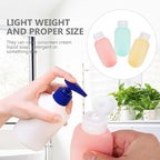 STOBAZA Leak-proof Lotion Sub Bottles and Shampoo Containers 3pcs 60ml Abs Flip-top Travel Refillable Toiletries Bottles for Travel and Personal Care