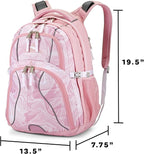 High Sierra Swerve Daypack, Pink Marble - Bubblegum Pink, One Size